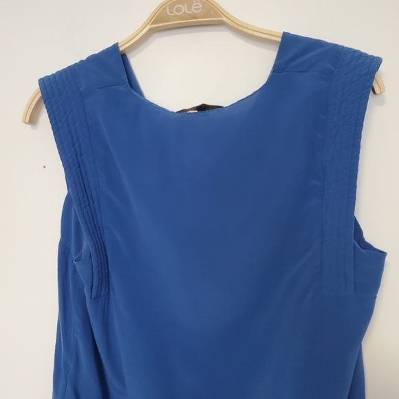 MAJE Lustra blue silk top - Picture 6 of 7